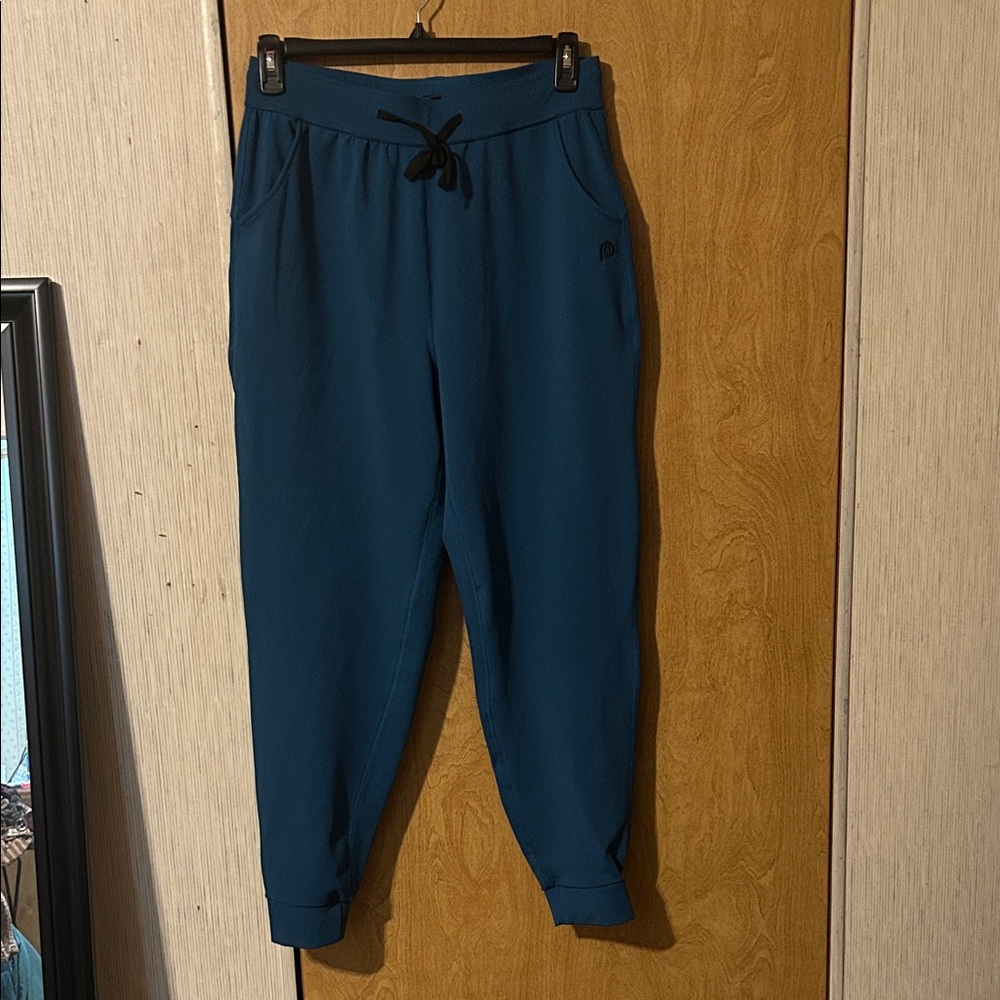 POP Fit Teal Track Joggers with Drawstring
